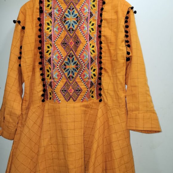 Ethnic by Outfitters Embroidered Mini Dress for Women - Picture 2 of 10